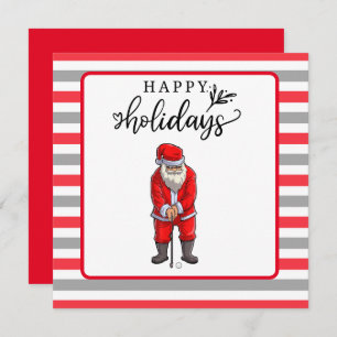 Golf Happy Holiday met kerstmis