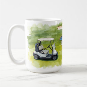 Golf Happy Retirement golf thema voor golfer Koffiemok