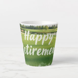 Golf Happy Retirement golf thema voor golfer Latte Mok