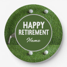 Golf Happy Retirement Paper-Borden