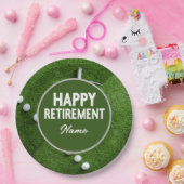 Golf Happy Retirement Papieren Bordje (Feest)