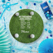 Golf Happy Retirement Queen heeft papierplaat gepe Papieren Bordje (Feest)