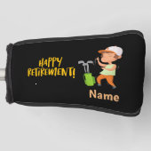 Golf Happy Retirement to golfer Golf Head Hoesje Golfheadcover (Voorkant)