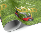 Golf Happy Vaderdag Cadeaupapier (Rol Hoek)