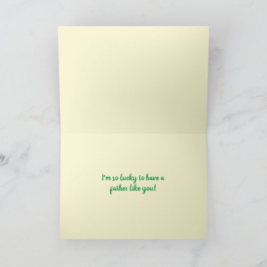 Golf Happy Vaderdag Card Kaart (Binnen)