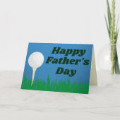 Golf Happy Vaderdag Card Kaart (Voorkant)