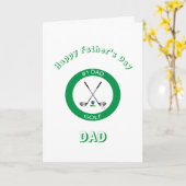 GOLF - Happy Vaderdag Golf Kaart (Gele Bloem)