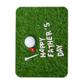 Golf Happy Vaderdag met golfbal en t-shirt Magneet (Verticaal)