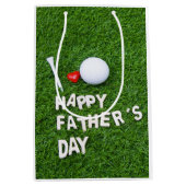 Golf Happy Vaderdag voor Golf-cadeautas Medium Cadeauzakje (Voorkant)