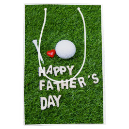 Golf Happy Vaderdag voor Golf-cadeautas Medium Cadeauzakje