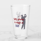 Golf harde schijf op 50 glas