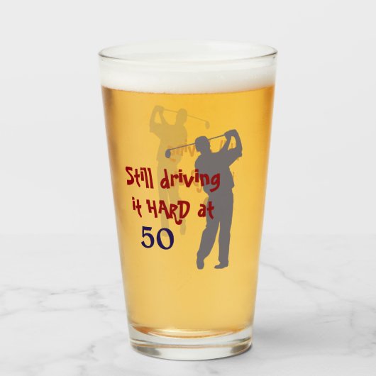 Golf harde schijf op 50 glas