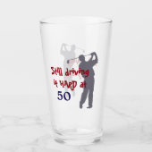 Golf harde schijf op 50 glas