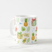 Golf Hawaii thema voor Hawaiiaanse geschenken voor Koffiemok (Voorkant links)