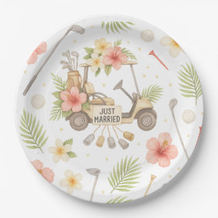 Golf Hawaii thema voor Hawaiiaanse geschenken voor Papieren Bordje