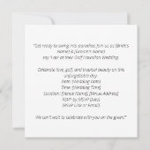 Golf Hawaiian thema bruiloft voor golfer Kaart (Achterkant)