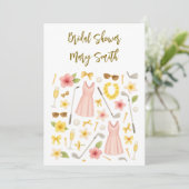 Golf Hawaiian thema bruiloft voor golfer Lover Kaart (Staand voorkant)