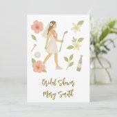 Golf Hawaiian thema bruiloft voor golfer Lover Kaart (Staand voorkant)