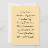 Golf Hawaiian thema bruiloft voor golfer Lover Kaart (Achterkant)