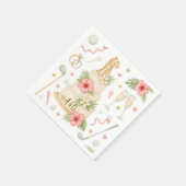 Golf Hawaiian thema bruiloft voor golfer Servet (Hoek)