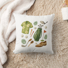 Golf Hawaiian thema Golfer Kussen