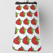 Golf Head Cover Aardbeien Fruit (Draai 90)