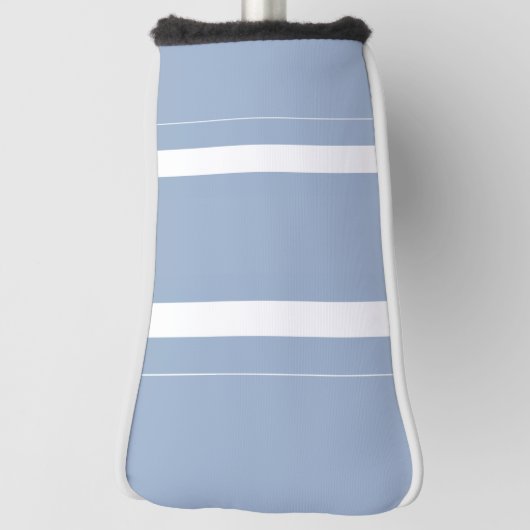 Golf Head Cover Blauw & Witte Streep (Draai 90)
