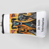 Golf Head Cover Dierenarts Honden Dieren (Voorkant)