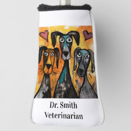 Golf Head Cover Dierenarts Honden Dieren