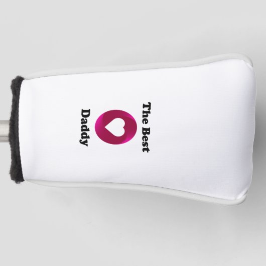 Golf Head Cover for Best Daddy on Father's Day (Voorkant)