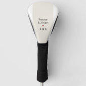 Golf Head Cover Forever & Always Romantisch Aangep (Voorkant)