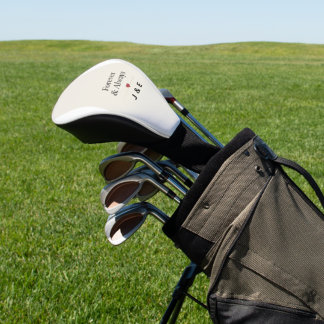 Golf Head Cover Forever & Always Romantisch Aangep