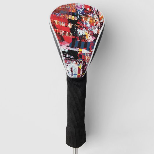 Golf Head Cover – Gefragmenteerde Puls (Voorkant)