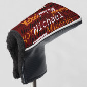 Golf Head Cover met zijn naam (3/4 voorkant)