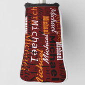 Golf Head Cover met zijn naam (Draai 90)