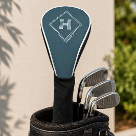 Golf Head Cover | Moderne Geometrische Monogram