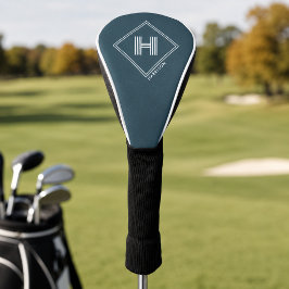 Golf Head Cover | Moderne Geometrische Monogram