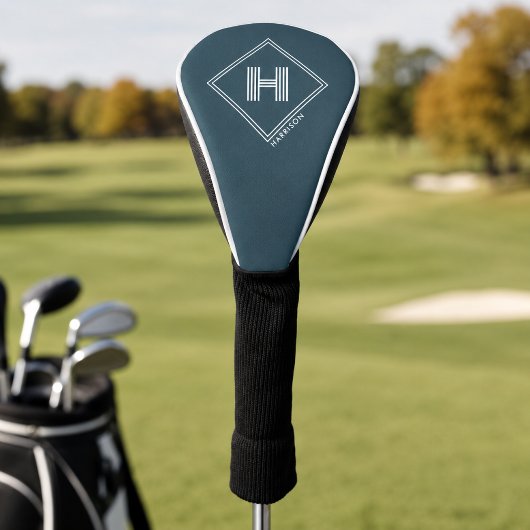 Golf Head Cover | Moderne Geometrische Monogram