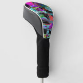 Golf Head Cover – Neon Pulse (Schuin)