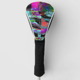 Golf Head Cover – Neon Pulse