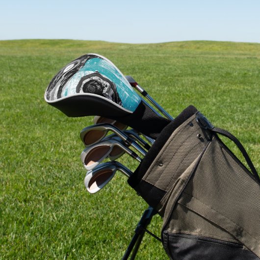 Golf Head Cover - Oppervlakte Stroom Abstracte Str (Insitu)