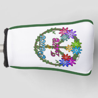 Golf Head Cover - Peace & Love