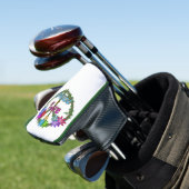 Golf Head Cover - Peace & Love (Insitu)