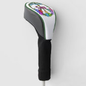 Golf Head Cover - Peace & Love (Schuin)