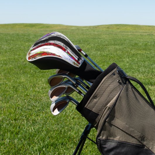 Golf Head Cover – Reflection Layers (Insitu)