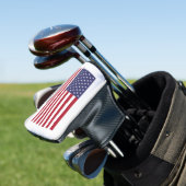 Golf Head Cover USA Rood Wit & Blauwe Streep Vlag (Insitu)