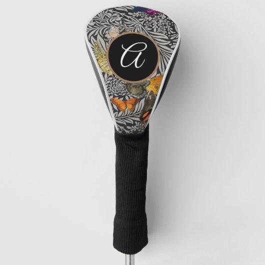 GOLF HEAD HOESJE DRIVER WILLIAM MORRIS GEPERSONALI GOLFHEADCOVER (Voorkant)