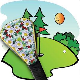 GOLF HEAD-HOESJE - Gewoon Dagen - Floral design Golfheadcover