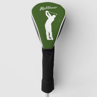 Golf Head Hoesje "golfer Matthew" groen Golfheadcover