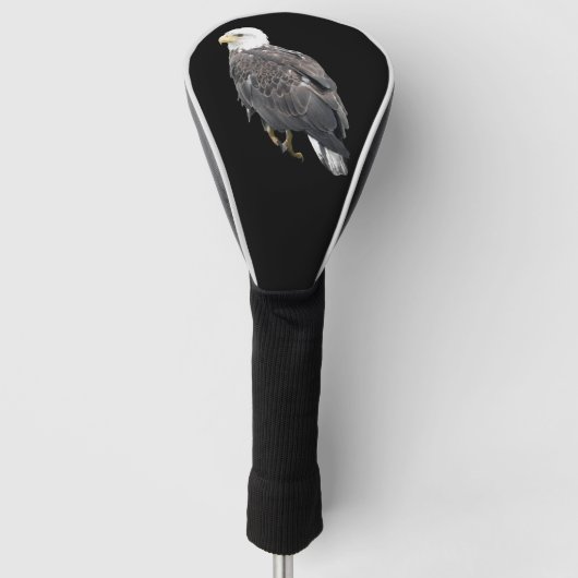 Golf Head Hoesje met adelaar Golfheadcover (Voorkant)